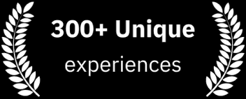 300 + unique experiences image