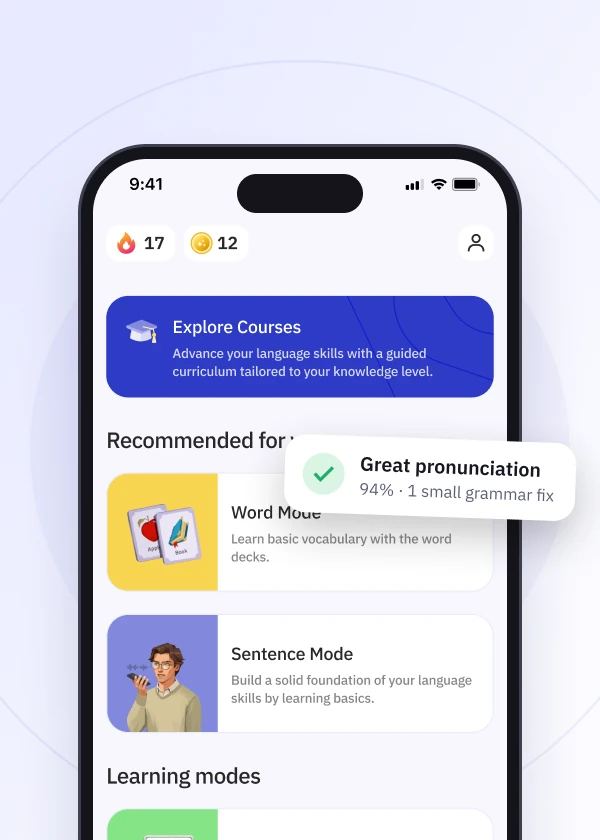 Talkpal app with pronunciation feedback