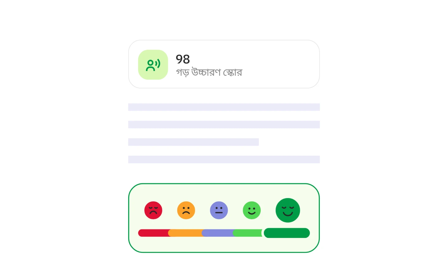 Real-time feedback
