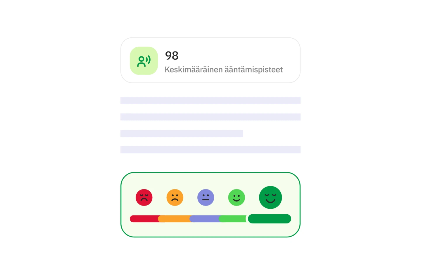 Real-time feedback