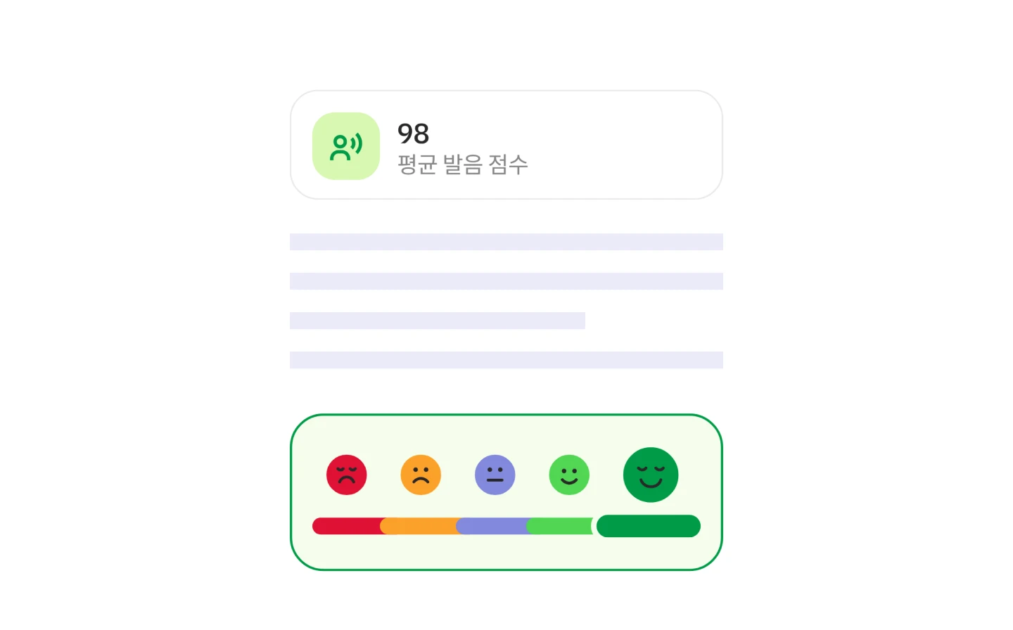 Real-time feedback