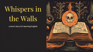 An open book with mystical illustrations