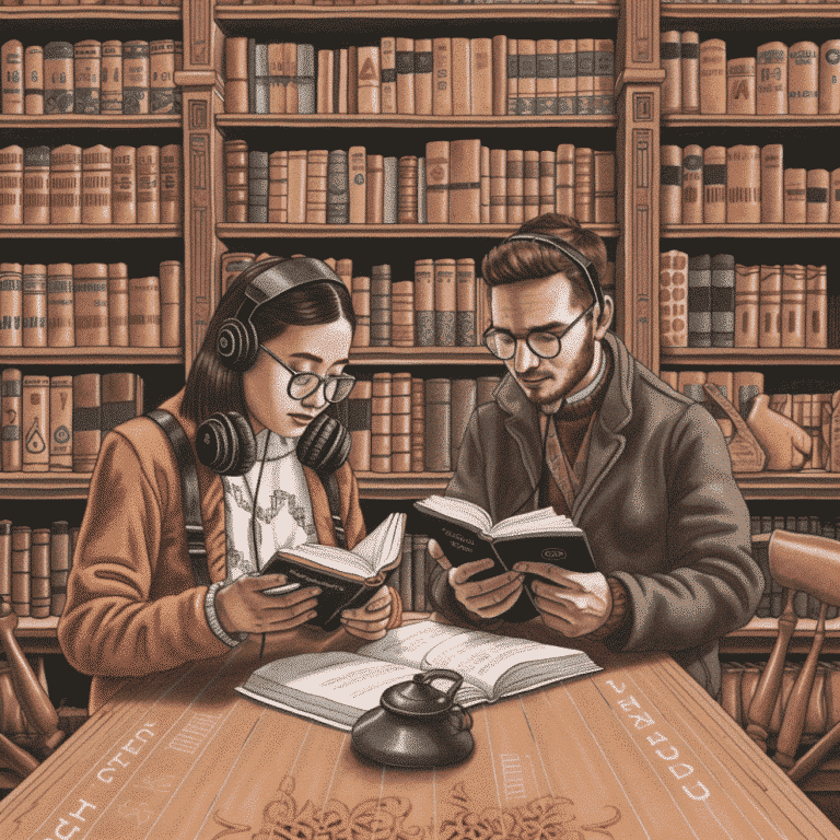 Language learning for social and professional settings