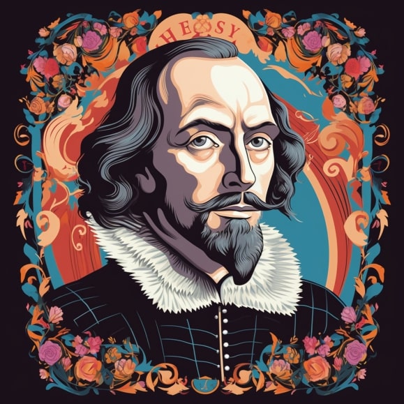 image of William Shakespeare for character mode landing page