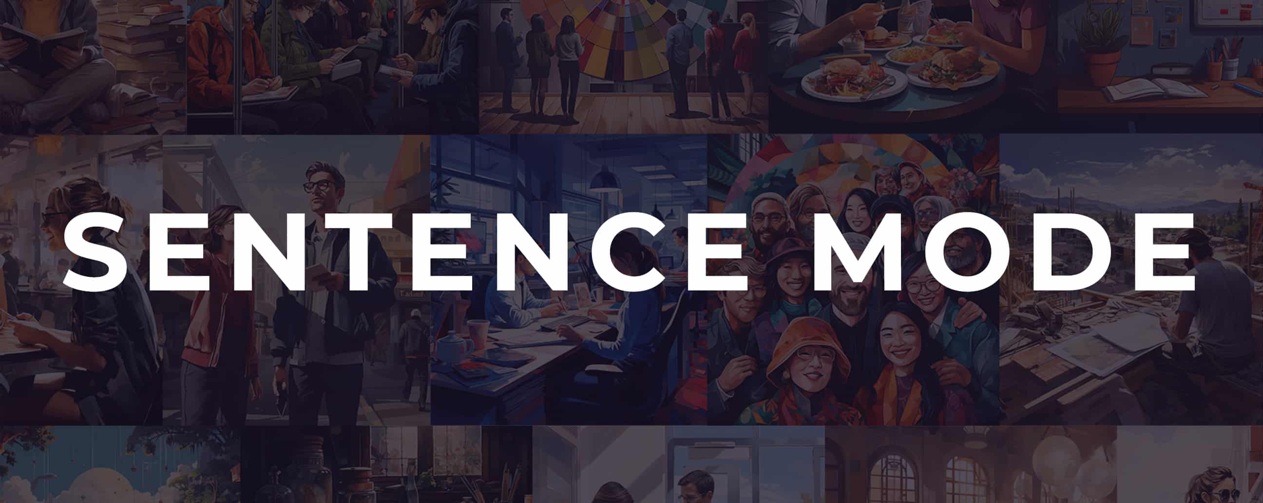 Sentence Mode landing page main image