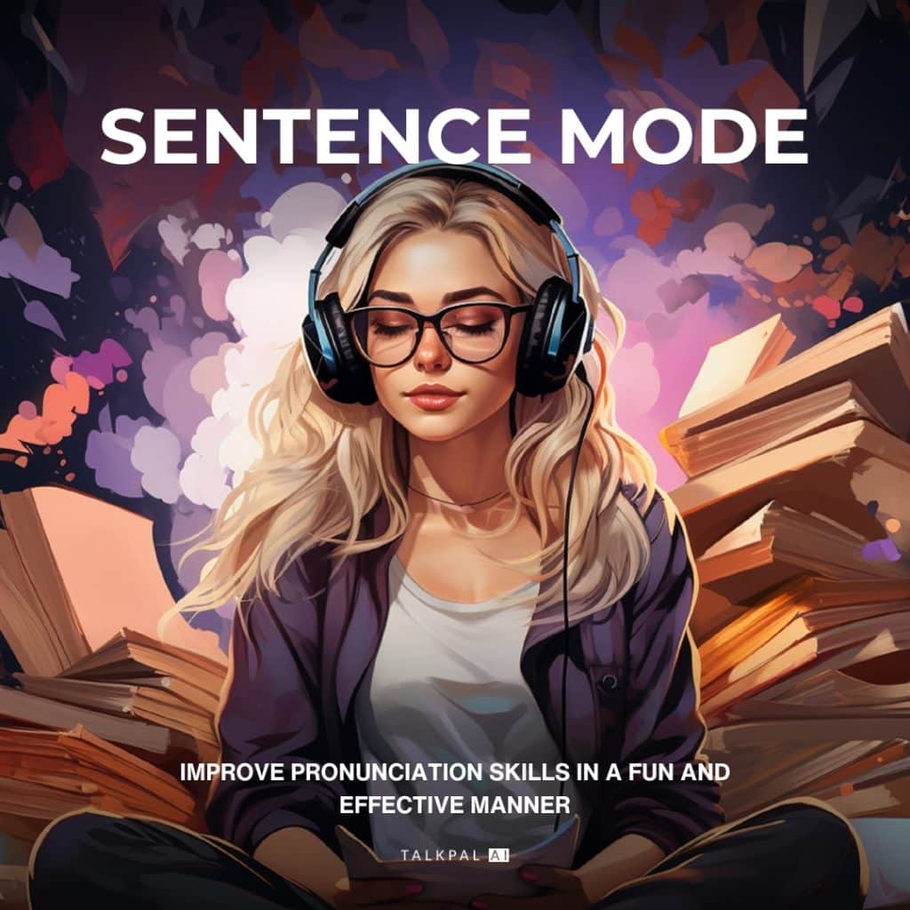 Poster for Sentence Mode's landing page