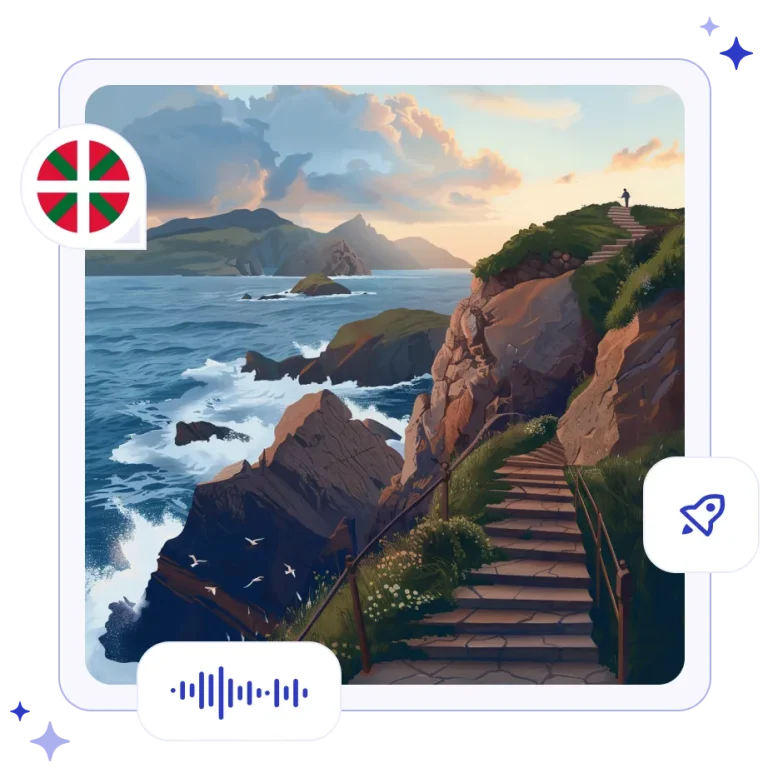 A winding ancient stone staircase leading out over crashing ocean waves to the hermitage of San Juan de Gaztelugatxe.